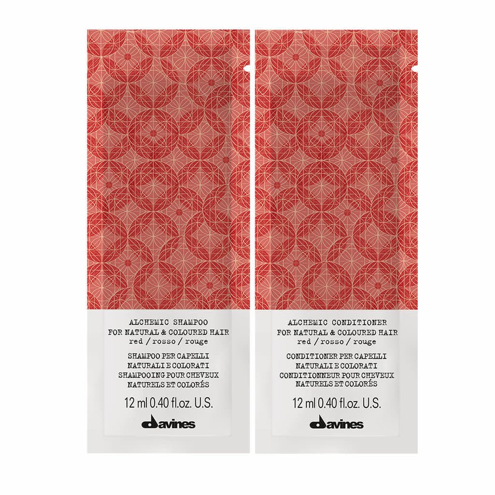 Davines Davines Alchemic Red zestaw saszetek - szampon 12 ml, odżywka 12 ml — Inhaltsstoffe i ocena