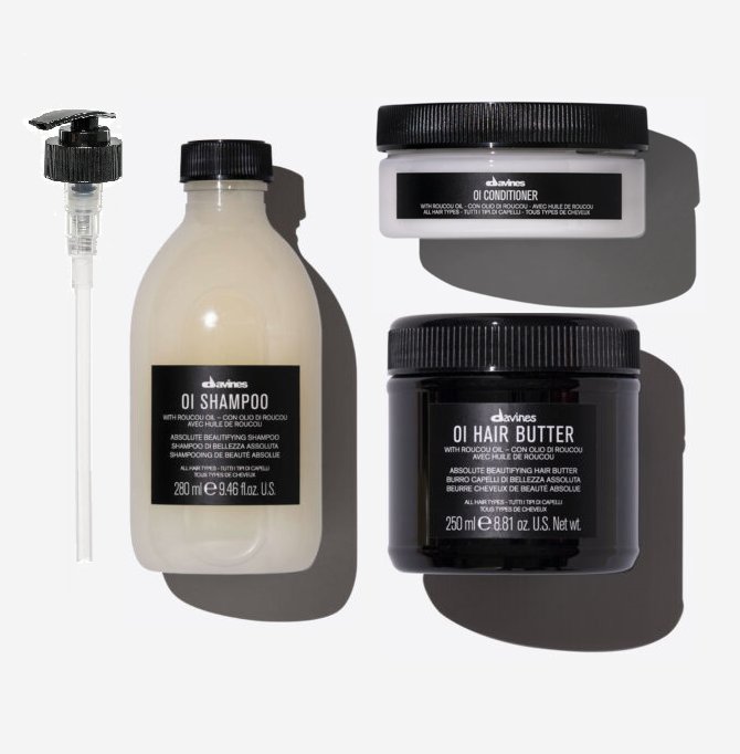 Davines Davines zestaw OI - szampon z pompką 280ml, hair butter 250ml, conditioner 75ml — Inhaltsstoffe i ocena