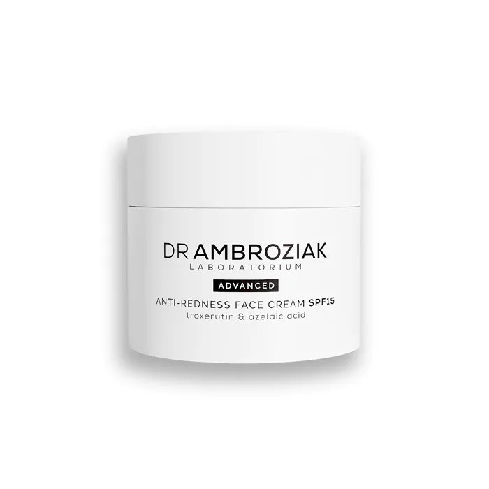 DR AMBROZIAK Dr Ambroziak Anti-Redness Face Cream Krem do skóry naczynkowej z SPF15 50ml — Inhaltsstoffe i ocena