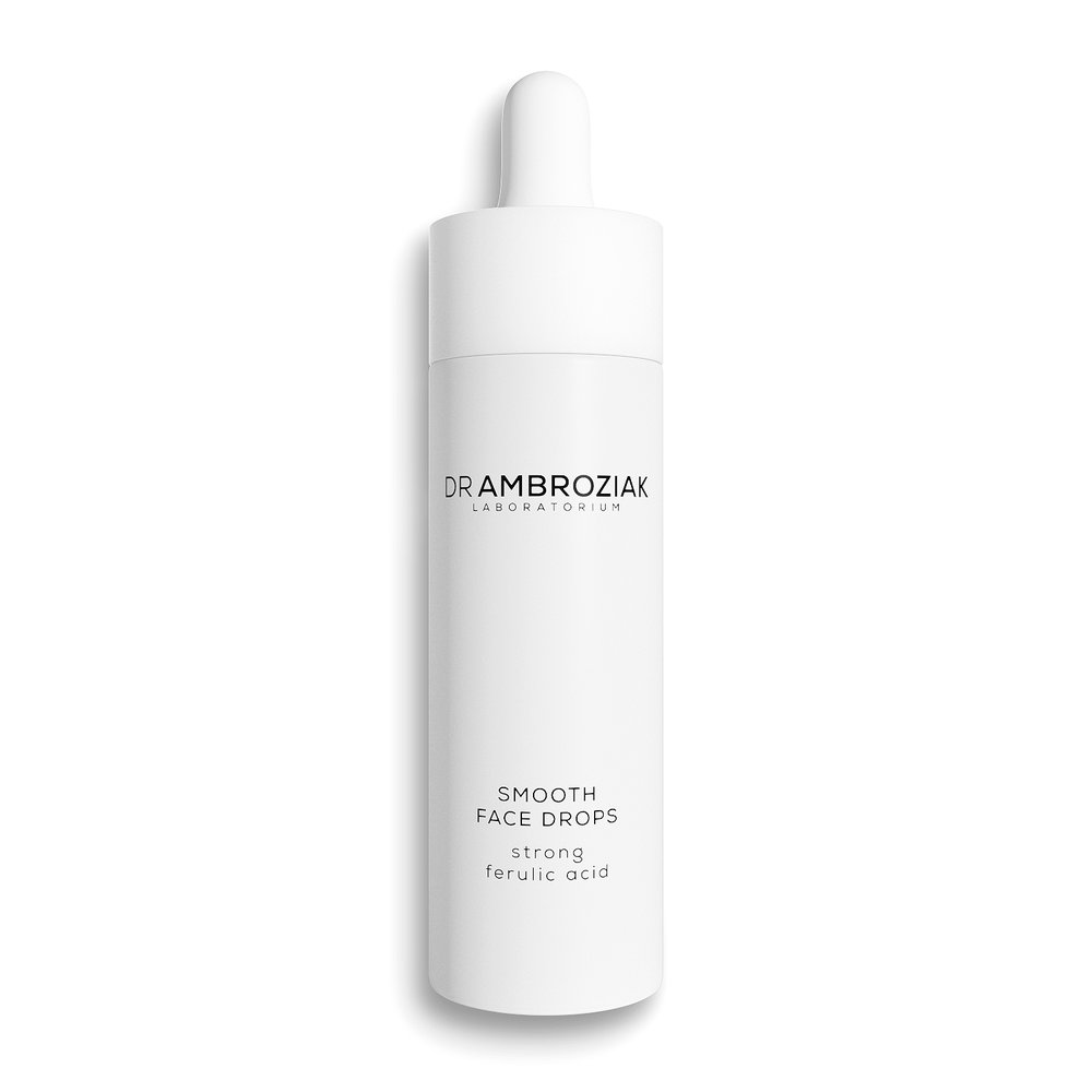 DR AMBROZIAK Dr Ambroziak  Smooth Face Drops Wygładzające serum z witaminą C i kwasem ferulowym 30ml — Inhaltsstoffe i ocena