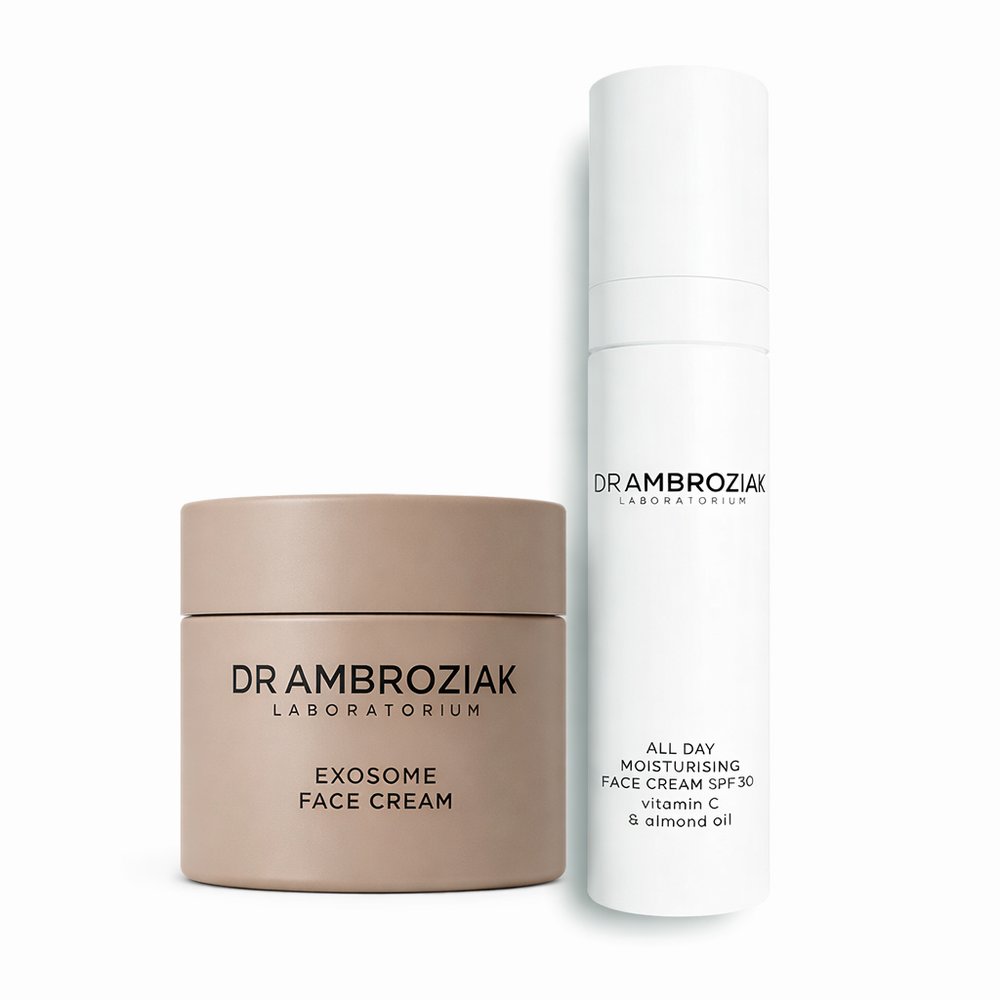 DR AMBROZIAK Dr Ambroziak Set EXOSOME Face Cream i All Day Moisturising Face Cream — Inhaltsstoffe i ocena