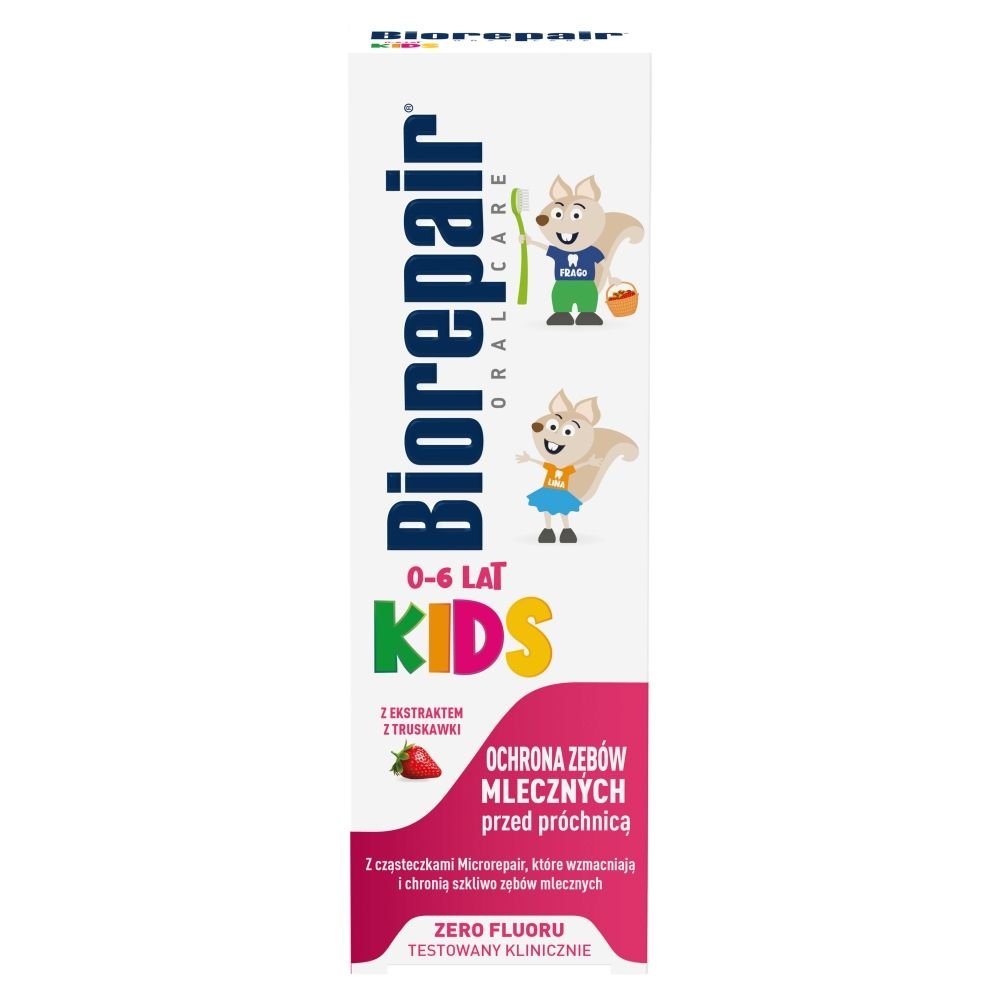 BIOREPAIR Biorepair Kids, Zahnpasta für Kinder, 0-6 lat, 50 ml