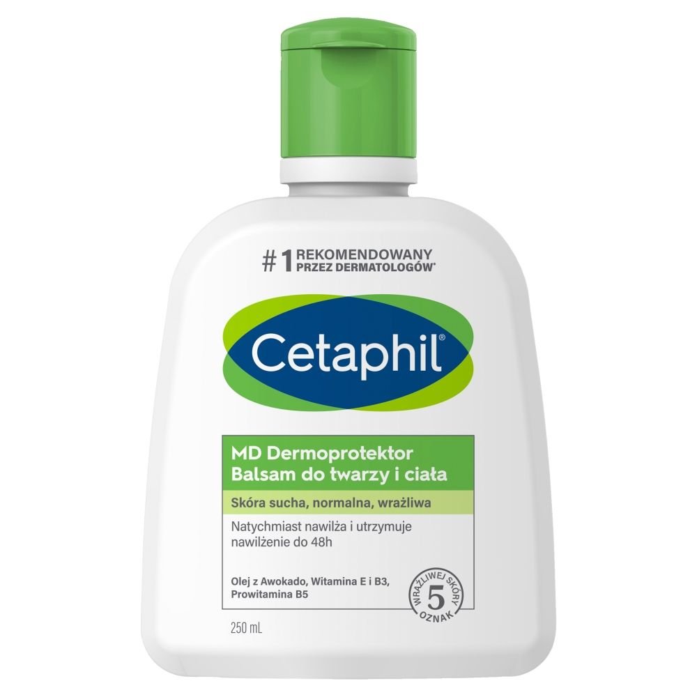 CETAPHIL Cetaphil MD Dermoprotektor, balsam nawilżający do twarzy i ciała, 250 ml — Inhaltsstoffe i ocena
