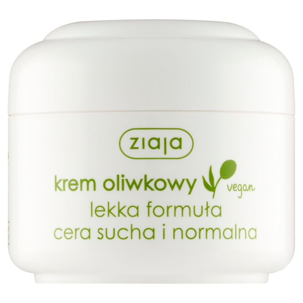 Nieznana Ziaja, krem oliwkowy, lekka formuła, cera sucha i normalna, 50 ml