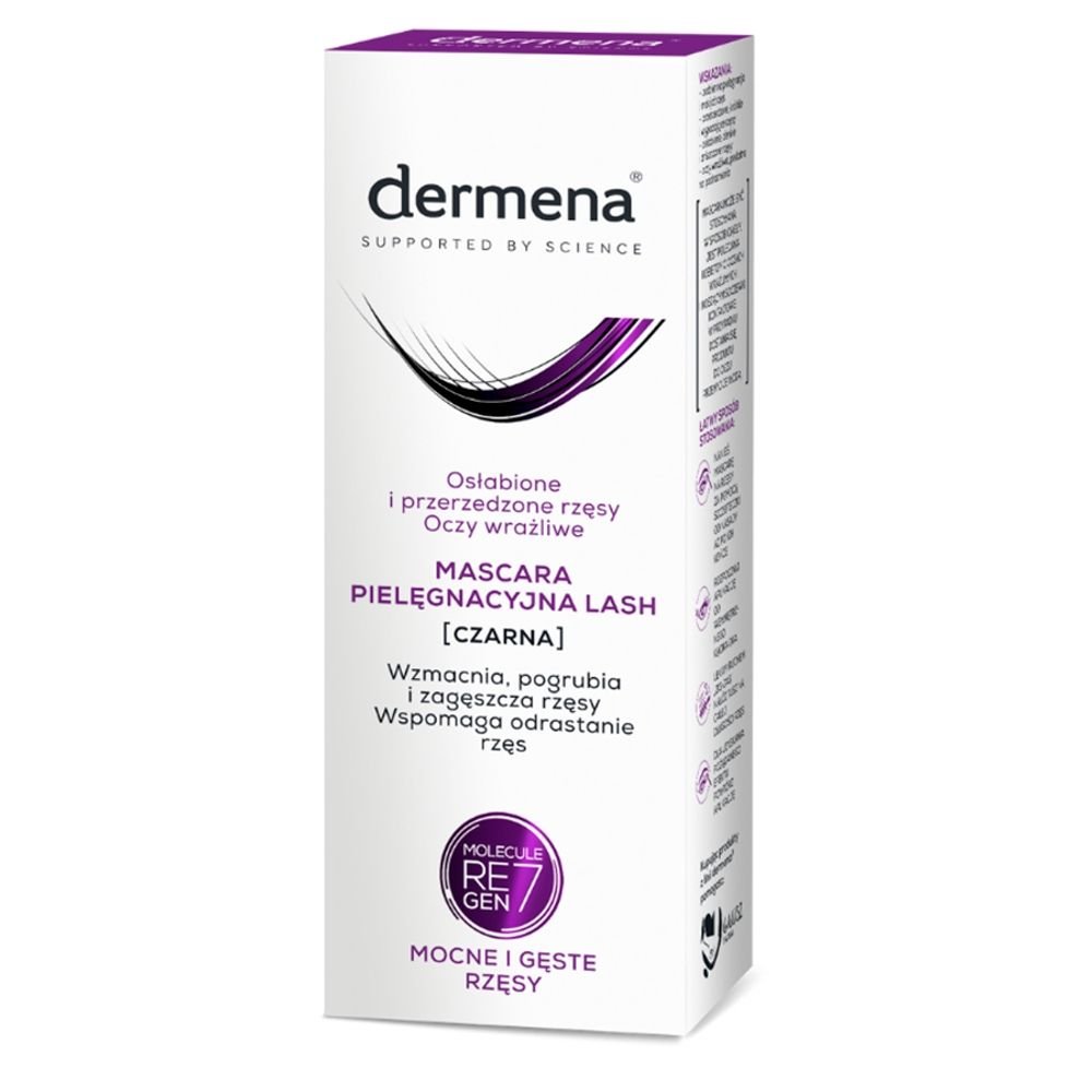DERMENA Dermena Lash Care, mascara pielęgnacyjna, wzmacniająca rzęsy, 10 ml