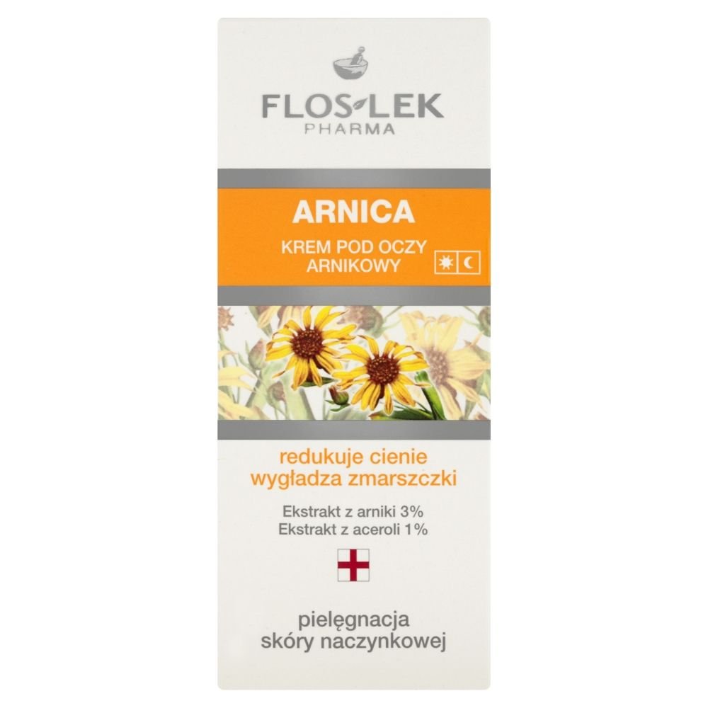 FLOS-LEK Flos-Lek Pharma Arnica, krem pod oczy arnikowy, 30 ml — Inhaltsstoffe i ocena