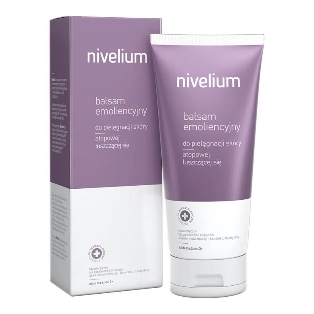 Nieznana Nivelium, balsam emoliencyjny do skóry atopowej, łuszczącej się, 180 ml