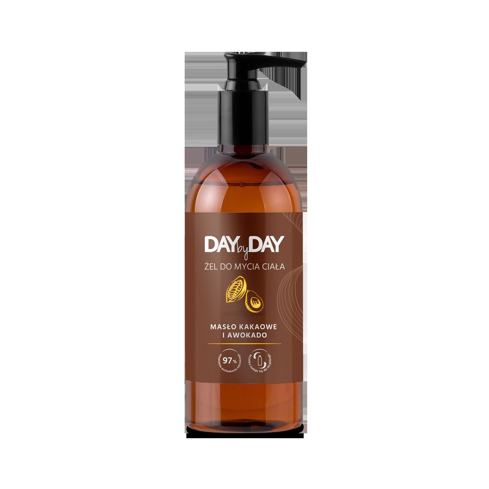 Nieznana DAYbyDAY Żel do mycia ciała, masło kakaowe i awokado, 400ml