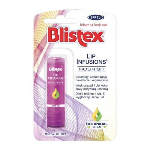 Blistex Blistex Lip Infusions Nourish SPF 15, pflegend Lotion für die Lippen, 3,7 g — Inhaltsstoffe i ocena