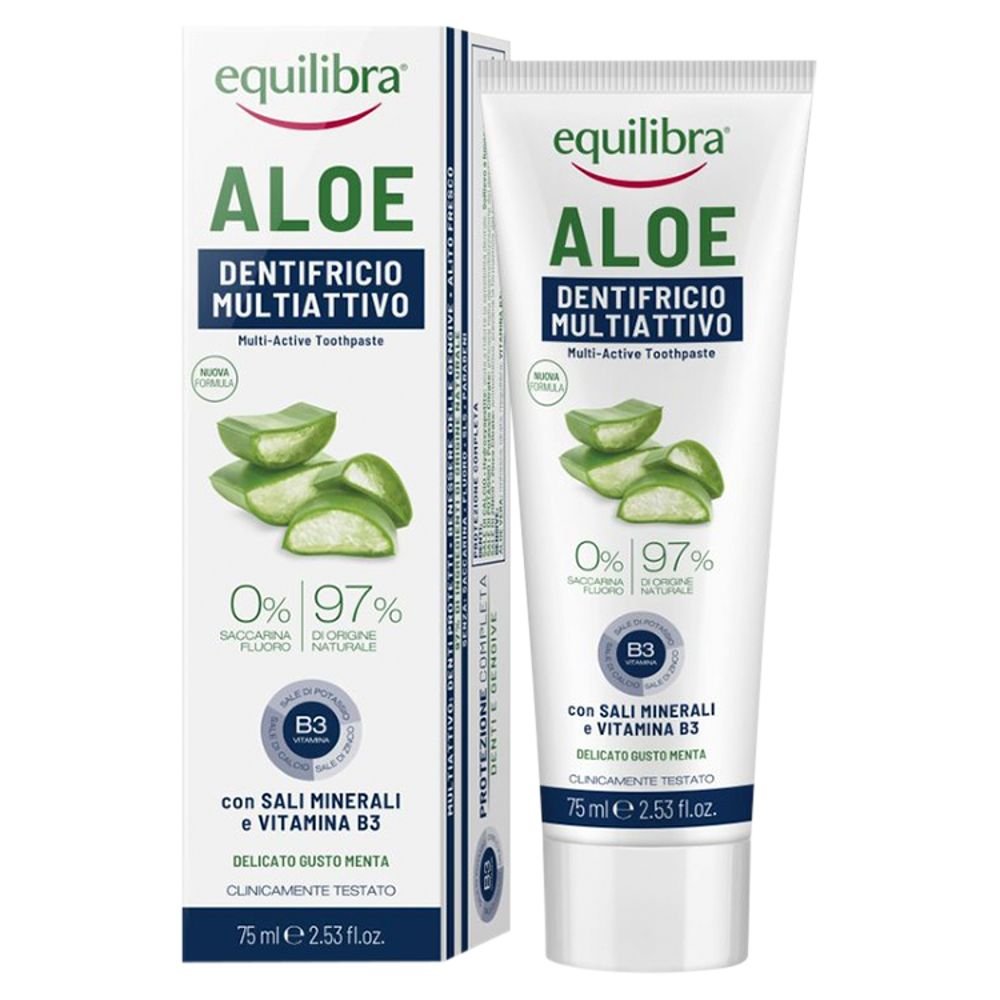 Nieznana Equilibra, aloesowa pasta do zębów multi-aktywna, 75 ml