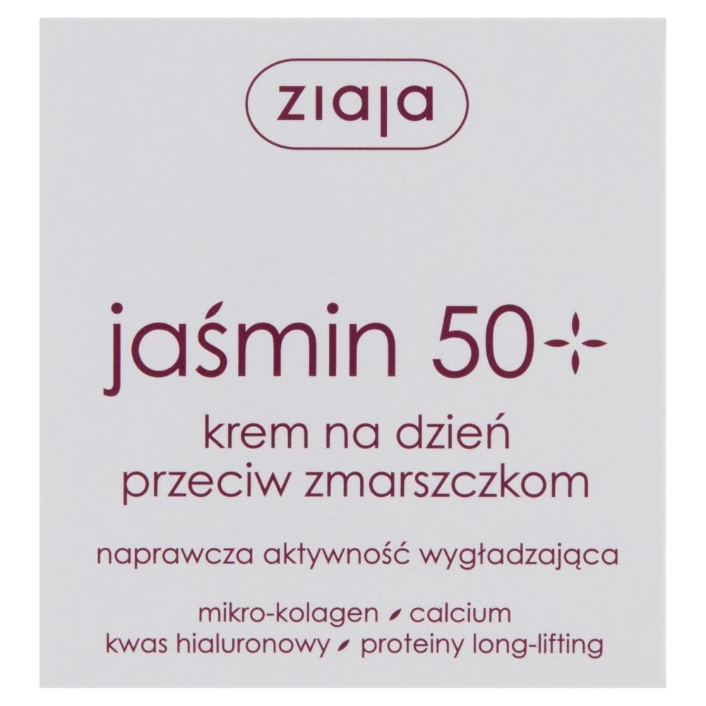 ZIAJA Ziaja Jaśmin 50+, krem na dzień przeciw zmarszczkom, 50 ml