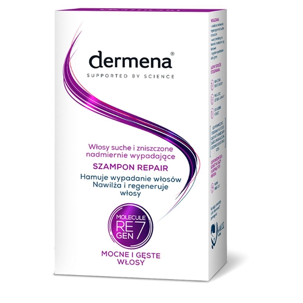 DERMENA Dermena Hair Care, Repair, szampon do włosów suchych i zniszczonych, 200 ml — Inhaltsstoffe i ocena