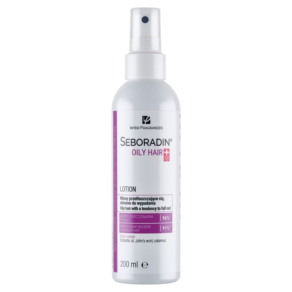 SEBORADIN Seboradin Oily Hair, lotion, włosy przetłuszczające się i skłonne do wypadania, 200 ml