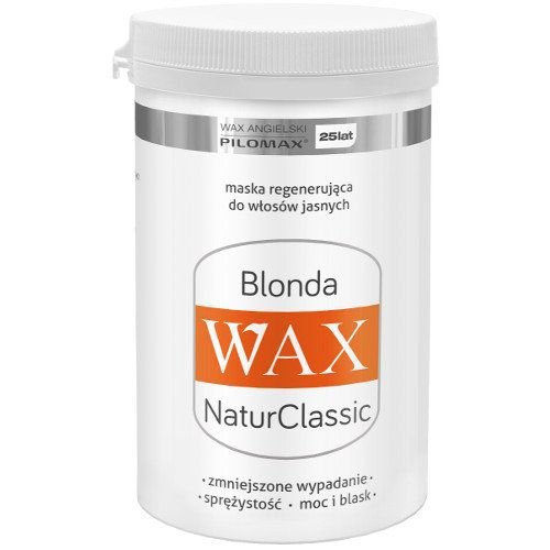 WAX ang Pilomax WAX ang PILOMAX NaturClassic Wax Blonda, maska do włosów zniszczonych i jasnych, 480 ml — Inhaltsstoffe i ocena