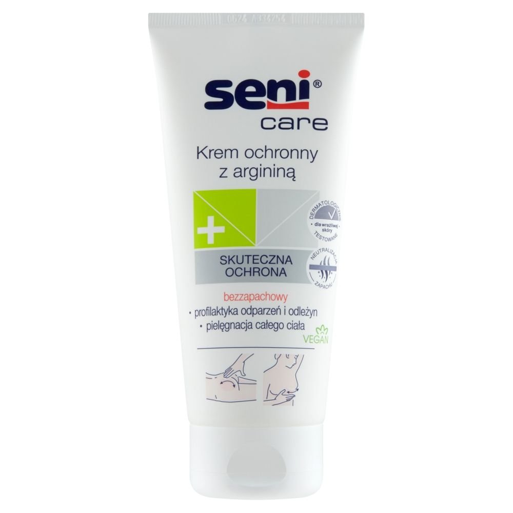 SENI Care, krem, ochronny,do ciala z arginina, 200ml — Inhaltsstoffe i ocena
