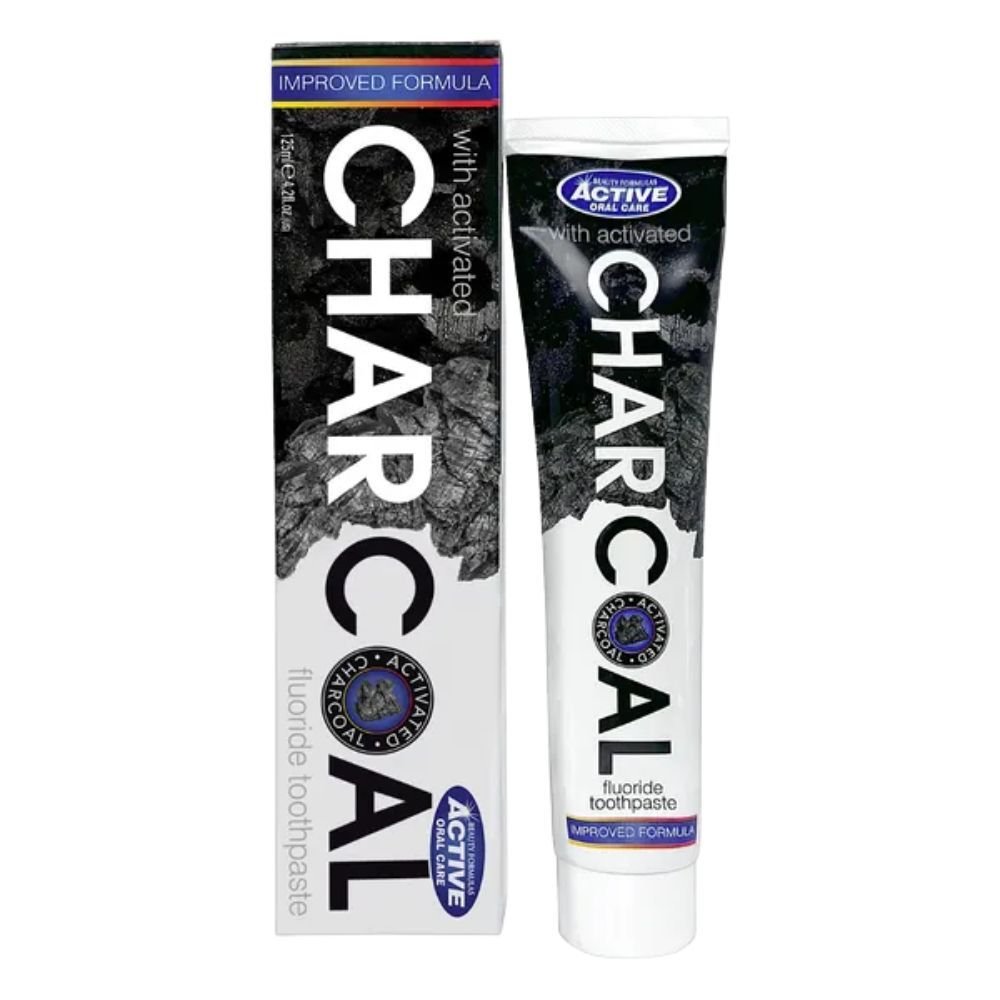Active Active Charcoal, pasta do zębów z aktywnym węglem, 125 ml — Inhaltsstoffe i ocena