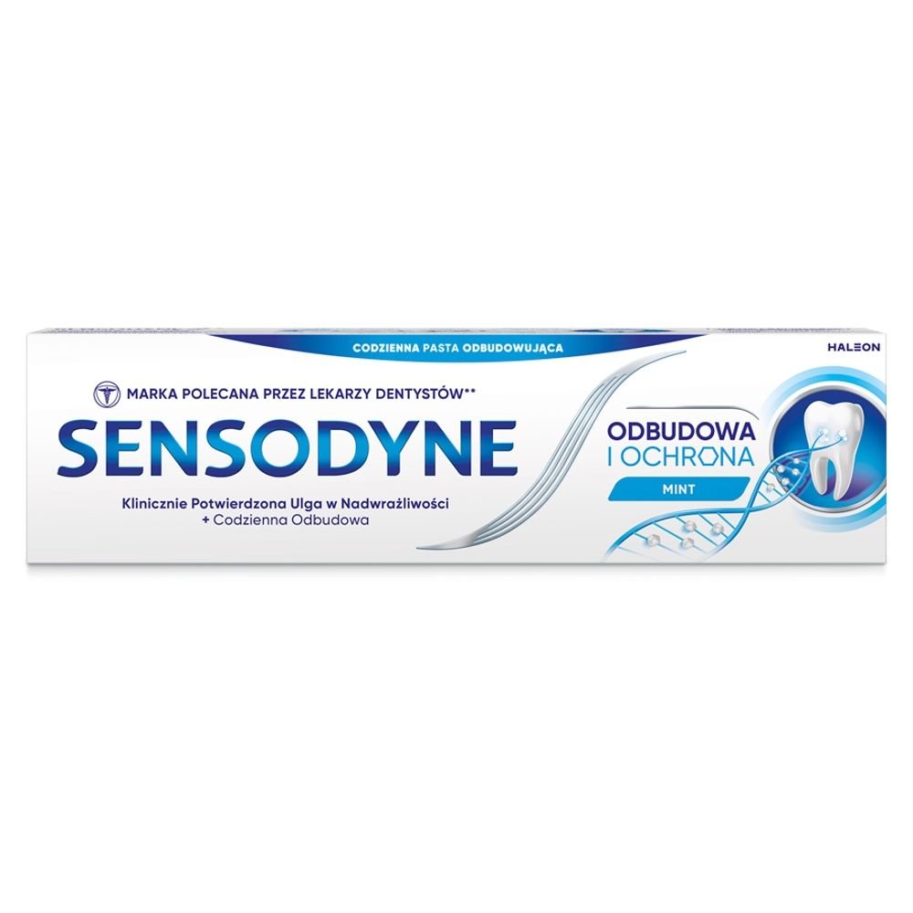 Sensodyne Sensodyne Odbud.i Ochrona, pasta do zebow, 75 ml — Inhaltsstoffe i ocena