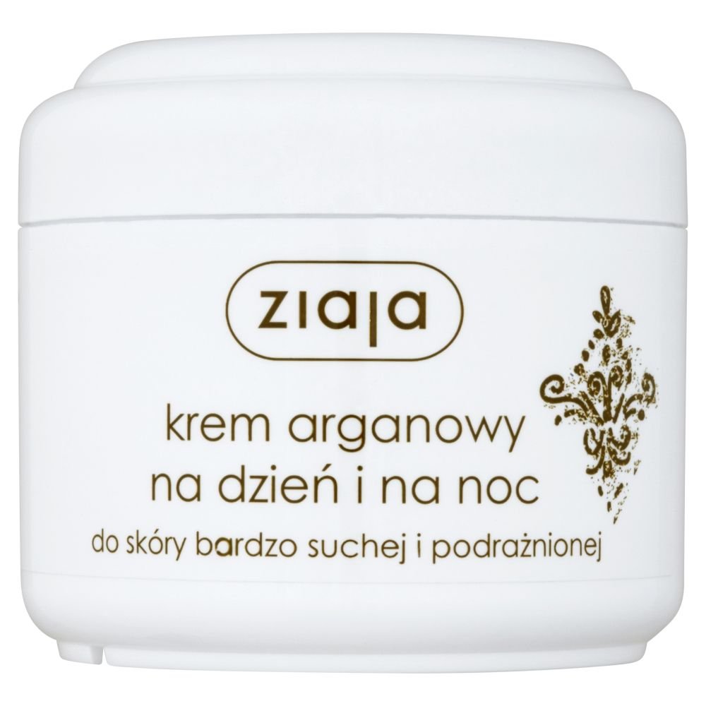 Nieznana Ziaja, Creme mit Arganöl für den Tag und für die Nacht, für die Haut sehr trocken und gereizt, 75 ml — Inhaltsstoffe i ocena