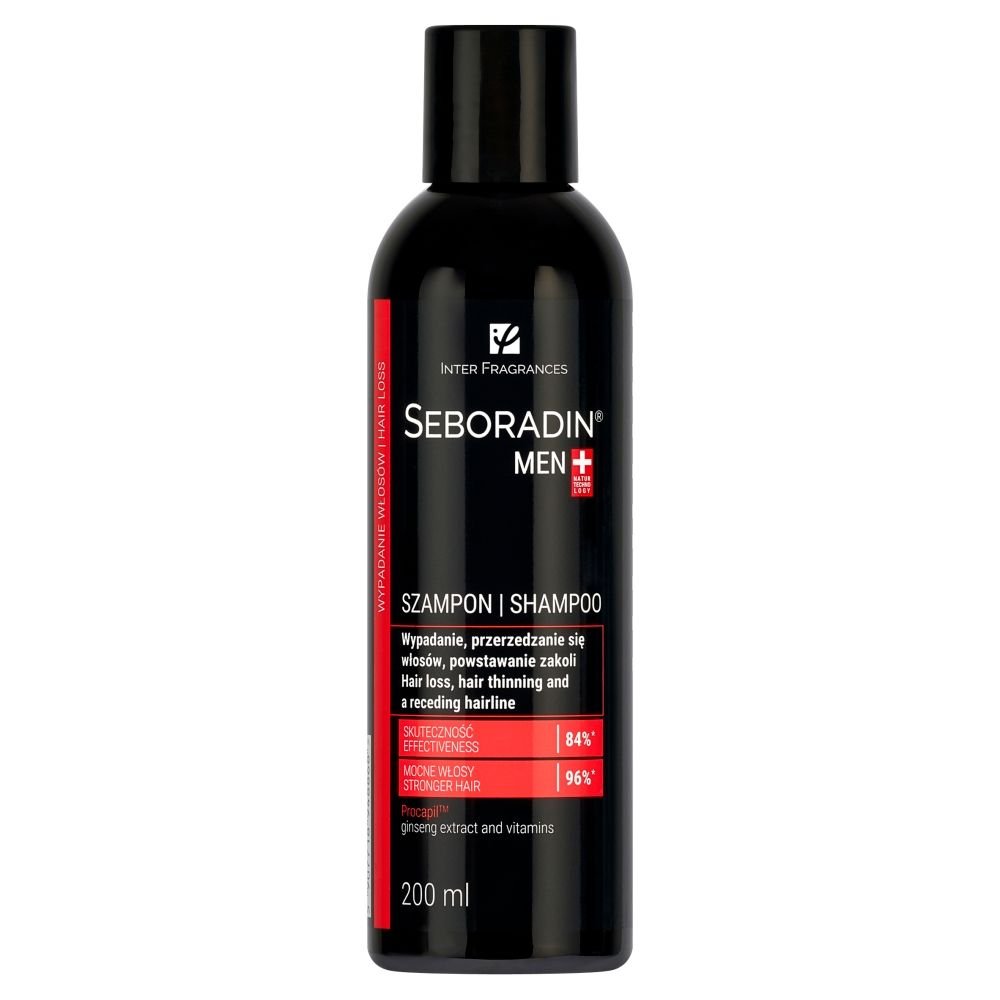 SEBORADIN Seboradin Men, szampon przeciw wypadaniu włosów, 200 ml