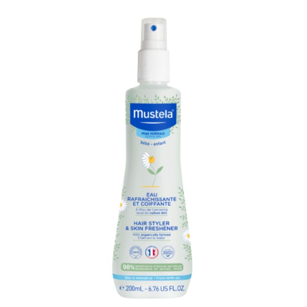 MUSTELA Mustela Bebe-Enfant, spray odświeżający, ułatwiający rozczesywanie włosów, 200 ml — Inhaltsstoffe i ocena