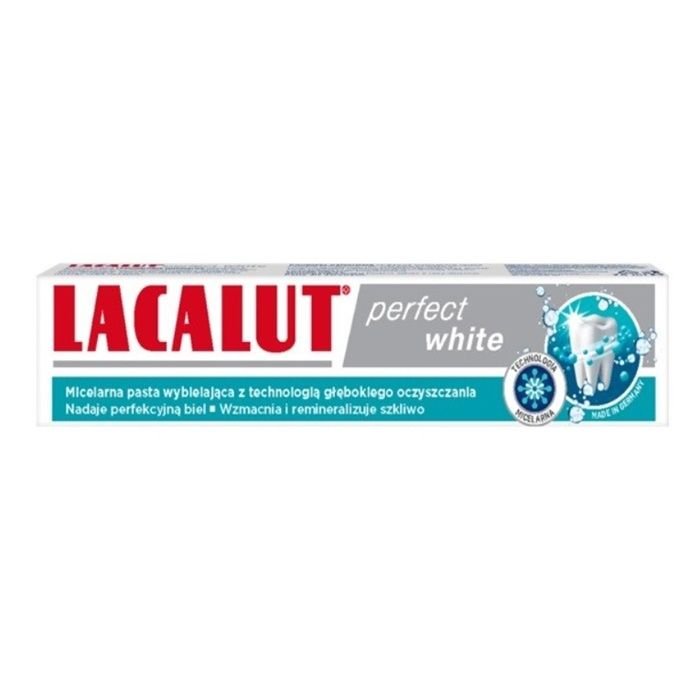 Lacalut Lacalut Perfect White, pasta do zebow,wybielajaca, 75 ml — Inhaltsstoffe i ocena