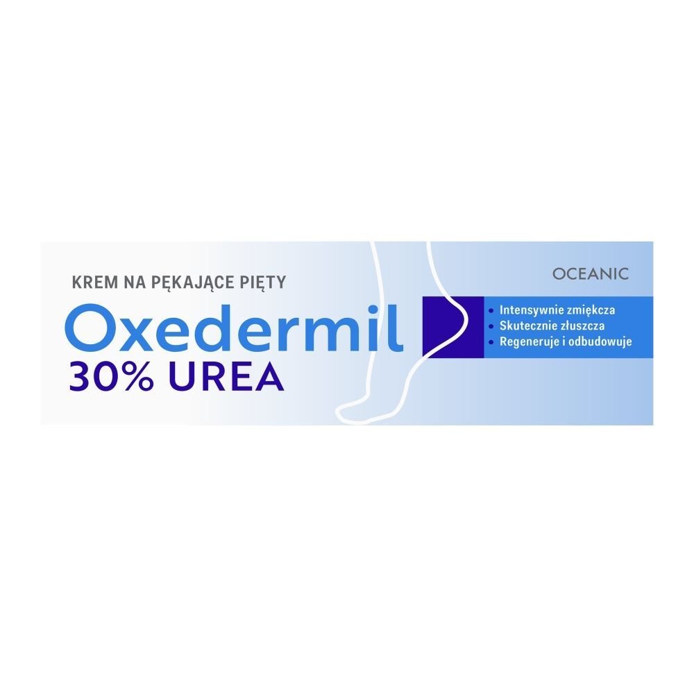 OCEANIC Oceanic Oxedermil, Krem na pękające pięty z mocznikiem 30% UREA, 50ml — Inhaltsstoffe i ocena