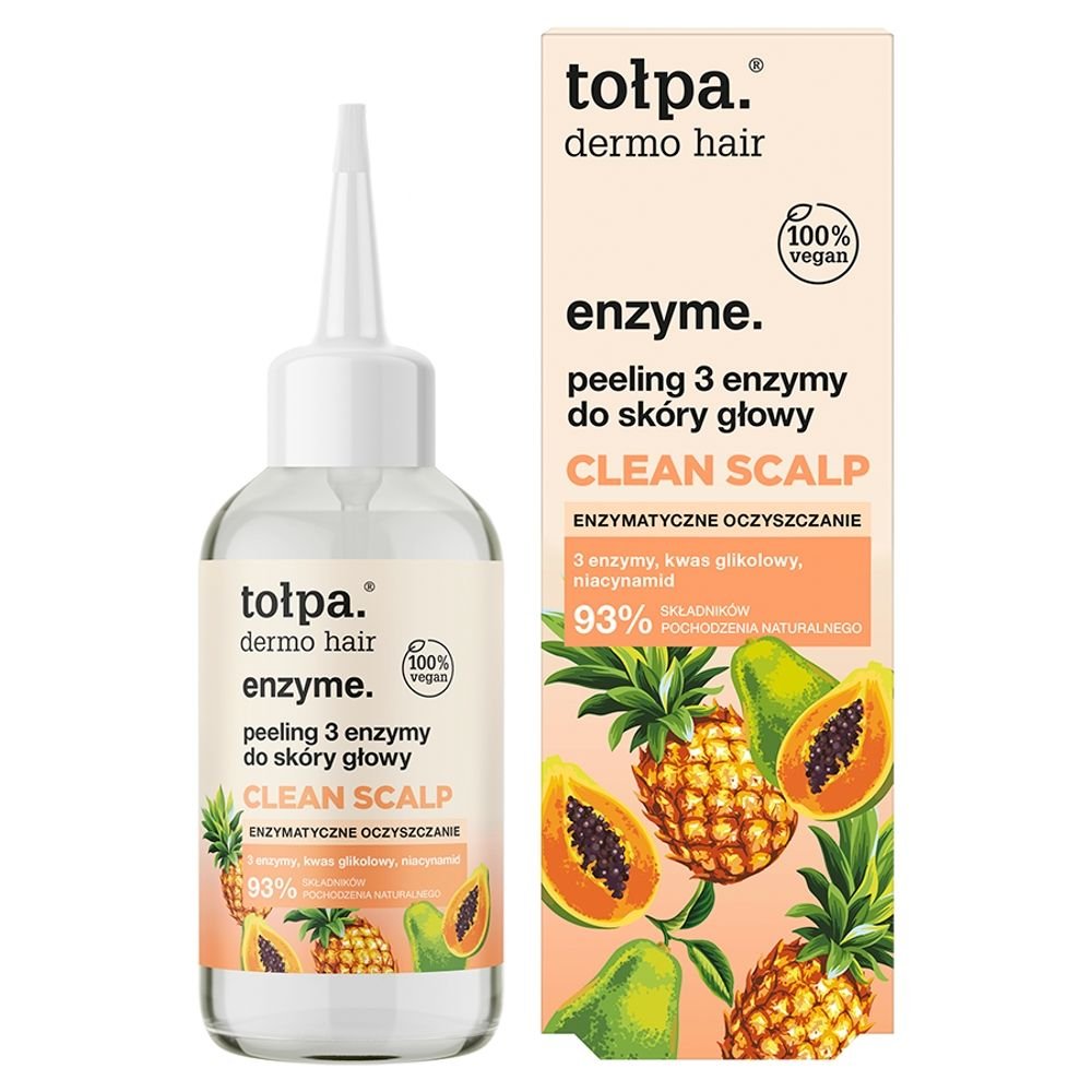 TOŁPA Tołpa Dermo Hair Enzyme Clean Scalp, Peeling 3 enzymy do skóry głowy, 100 ml
