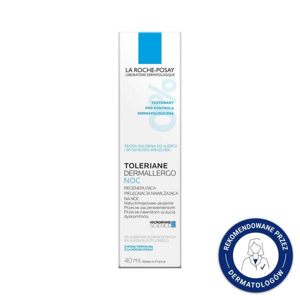 La Roche-Posay La Roche-Posay Toleriane Dermallergo, Nachtcreme, 40 ml