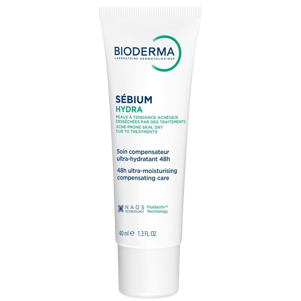 BIODERMA Bioderma Sebium Hydra, nawilżający krem do skóry tłustej i ze skłonnością do trądziku, 40 ml
