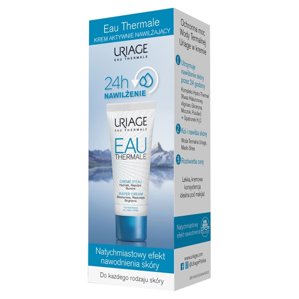 URIAGE Uriage Eau Thermale, krem lekki,aktywnie nawilz., 40 ml — Inhaltsstoffe i ocena
