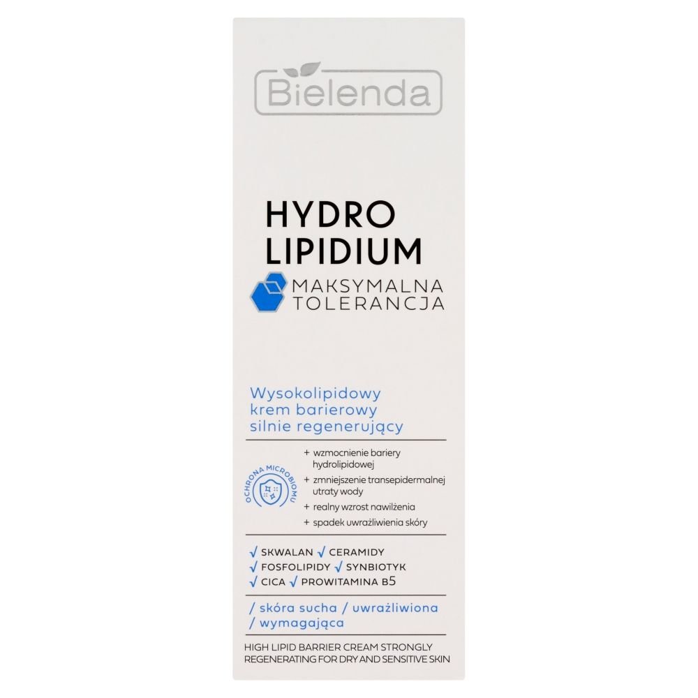 Bielenda Bielenda Hydro Lipidium, Wysokolipidowy krem barierowy silnie regenerujący, 50 ml — Inhaltsstoffe i ocena
