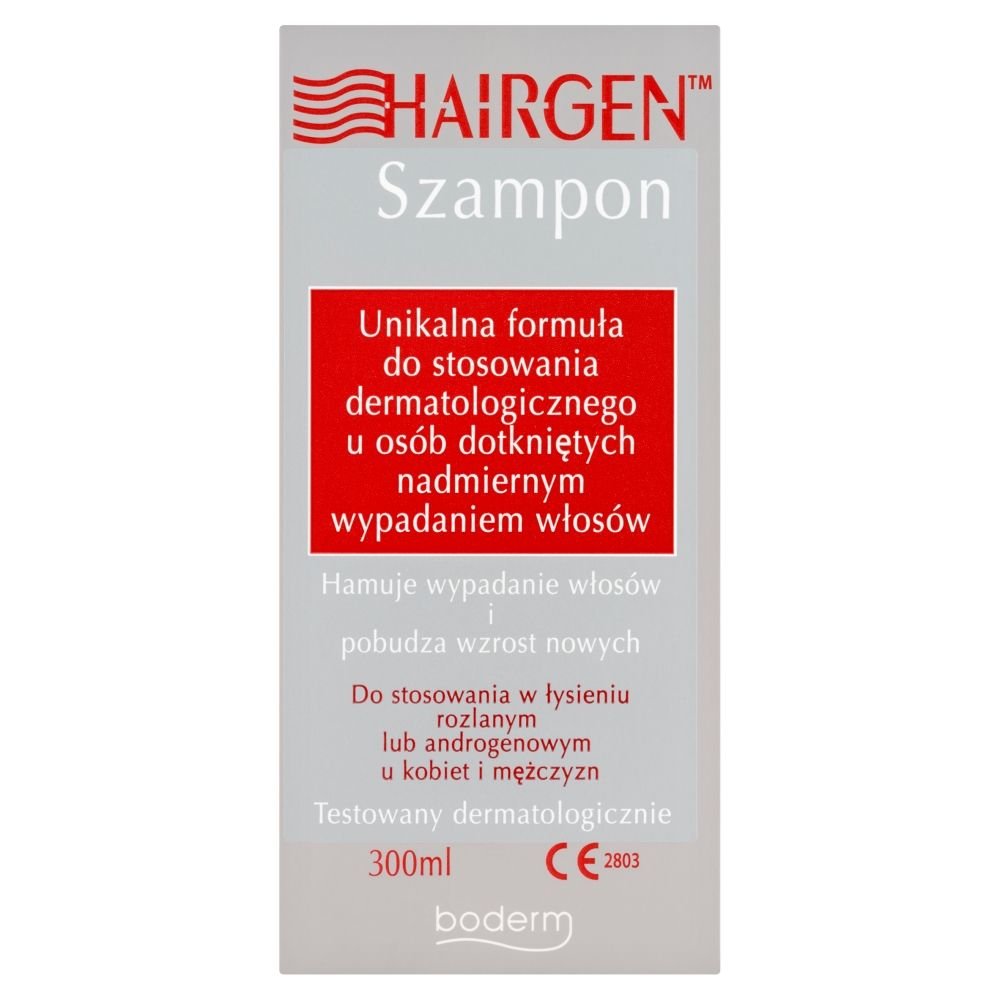 HAIRGEN Hairgen Szampon (łysienie androgenowe, wypadanie włosów) 300 ml — Inhaltsstoffe i ocena