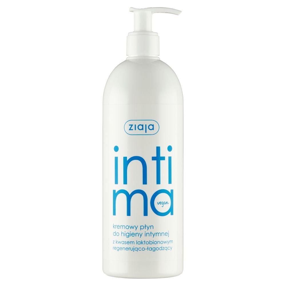 ZIAJA Ziaja Intima, kremowy płyn do higieny intymnej regenerująco-łagodzący, 500 ml — Inhaltsstoffe i ocena