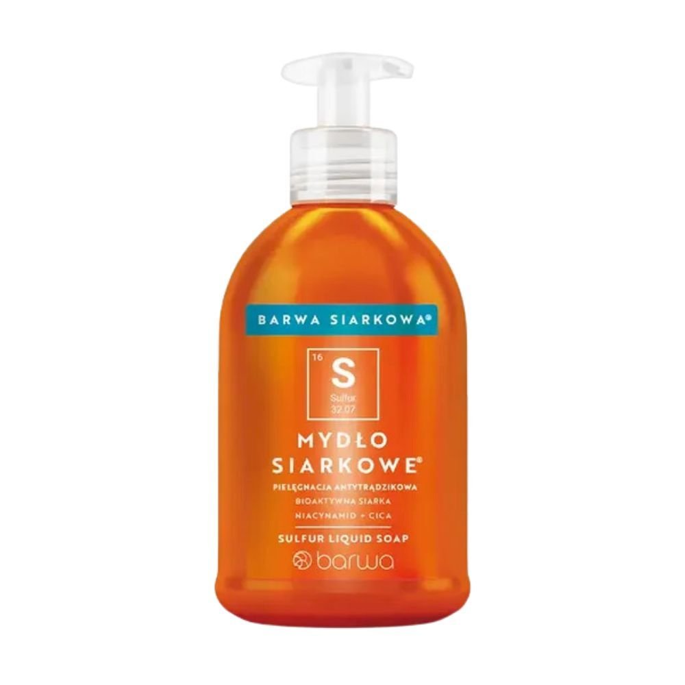 BARWA Barwa Siarkowa, mydlo plyn., siarkowe, 300 ml — Inhaltsstoffe i ocena