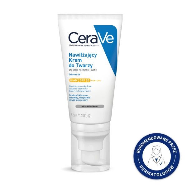 Nieznana CeraVe, Gesichtscreme feuchtigkeitsspendend, SPF 30, 52 ml