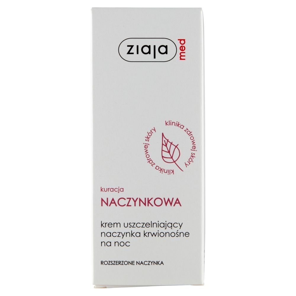 ZIAJA Ziaja Med Naczynkowa, krem uszczelniający naczynka krwionośne na noc, 50 ml — Inhaltsstoffe i ocena