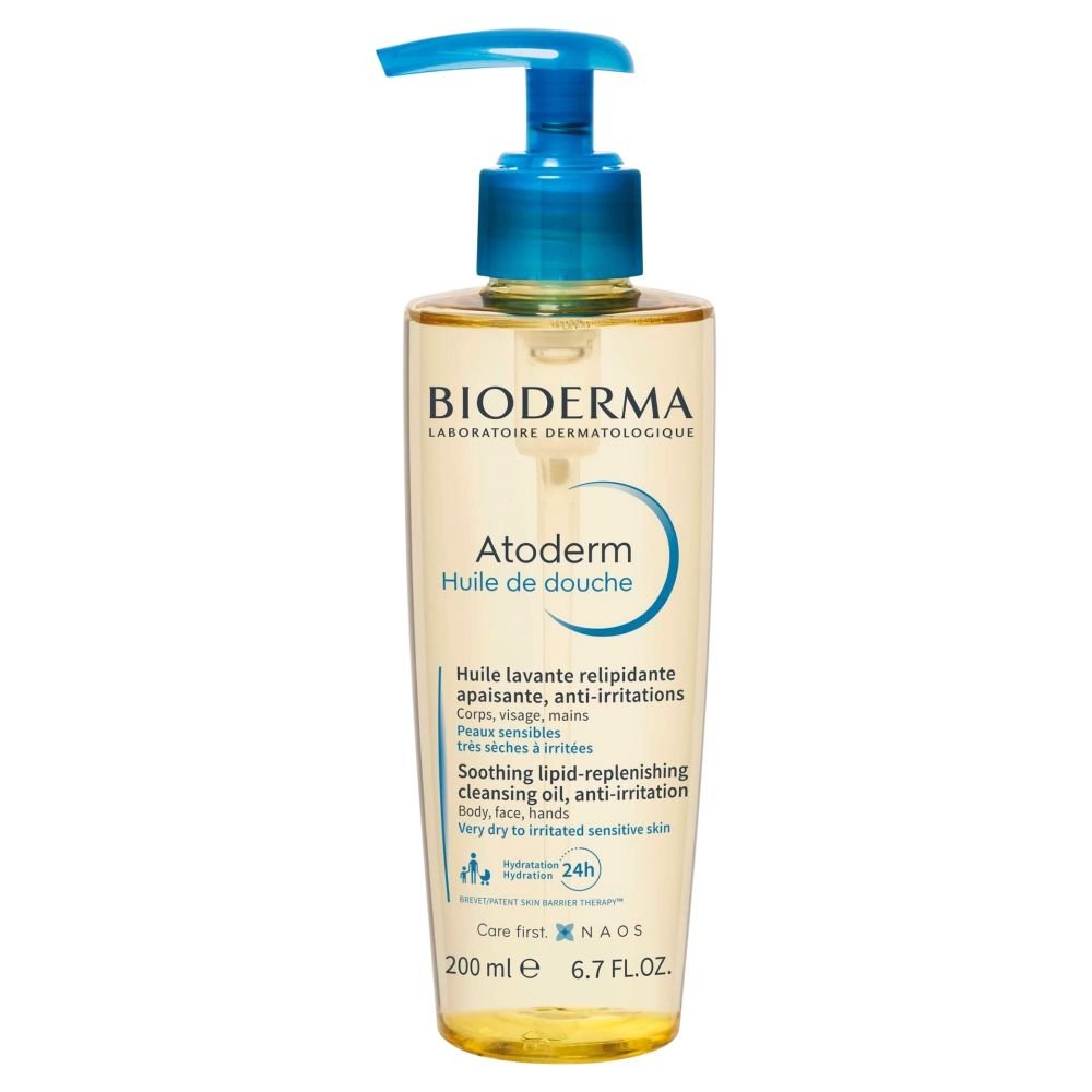 BIODERMA Bioderma Atoderm, feuchtigkeitsspendend Öl, für das Bad, für die Dusche, 200 ml — Inhaltsstoffe i ocena