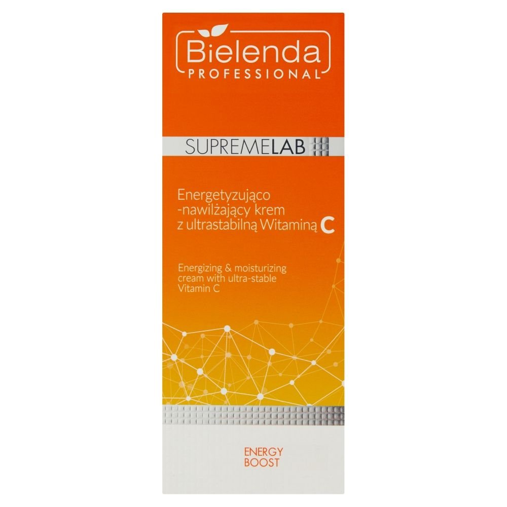 Bielenda Professional Bielenda Professional SupremeLab, Energetyzująco-nawilżający krem z ultrastabilną witaminą C, 50 ml — Inhaltsstoffe i ocena