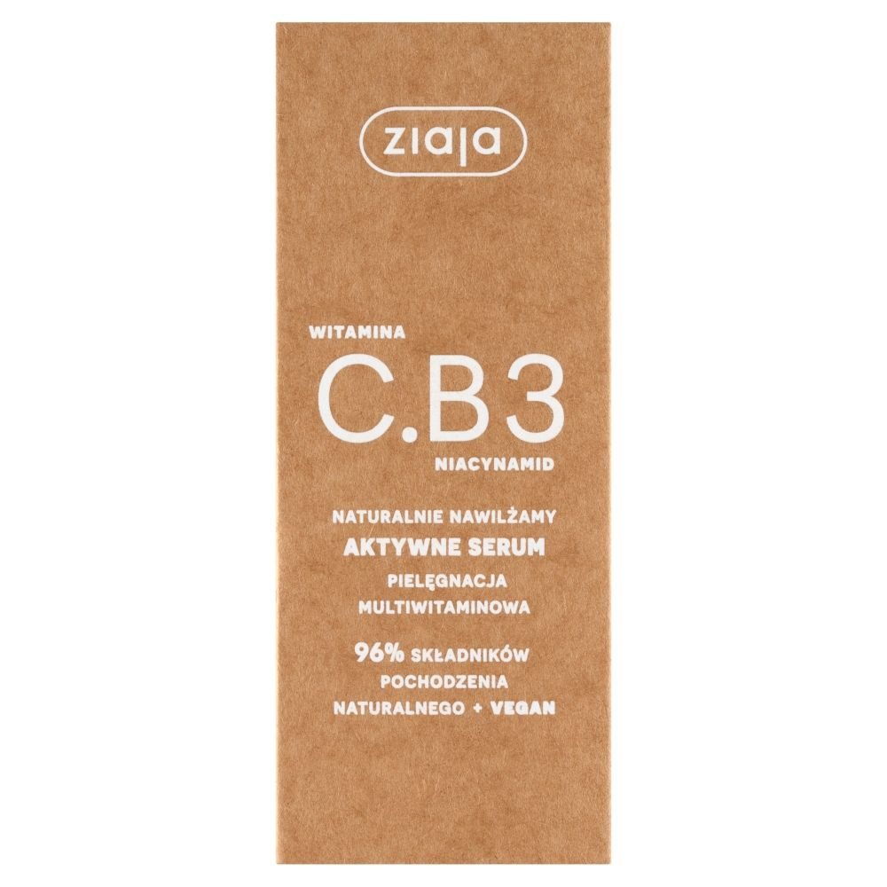 ZIAJA Ziaja Witamina C.B3 Niacynamid, aktywne serum, 30 ml — Inhaltsstoffe i ocena