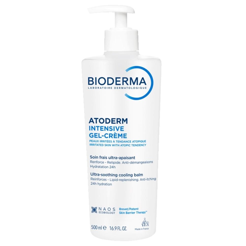 BIODERMA Bioderma Atoderm Intensive gel-creme, nawilżający balsam kojący,500ml — Inhaltsstoffe i ocena