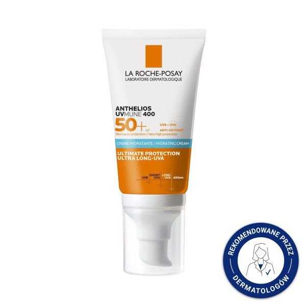 La Roche-Posay La Roche-Posay Anthelios, Feuchtigkeitscreme, UVMune, SPF50+, 50 ml — Inhaltsstoffe i ocena