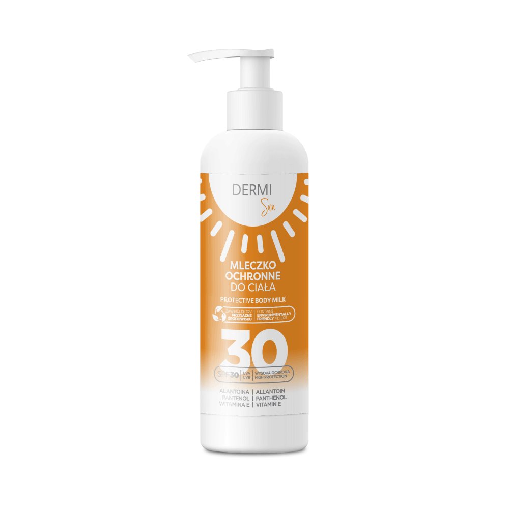Nieznana DERMI Sun Milch schützend für den Körper SPF 30, 150 ml — Inhaltsstoffe und Bewertung