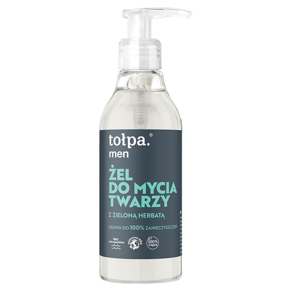 TOŁPA Tołpa Men, żel do mycia twarzy z zieloną herbatą, 195 ml — Inhaltsstoffe i ocena