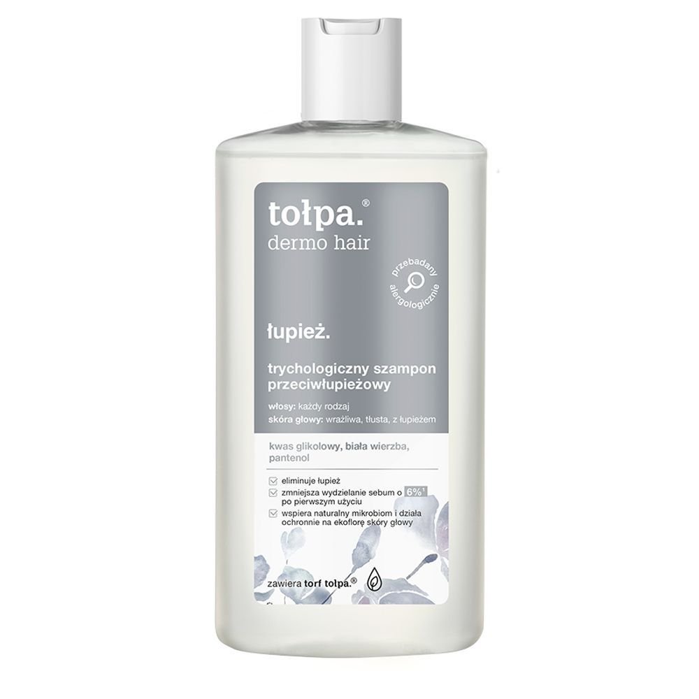 TOŁPA Tołpa Dermo Hair, trychologiczny szampon przeciwłupieżowy, 250 ml — Inhaltsstoffe i ocena