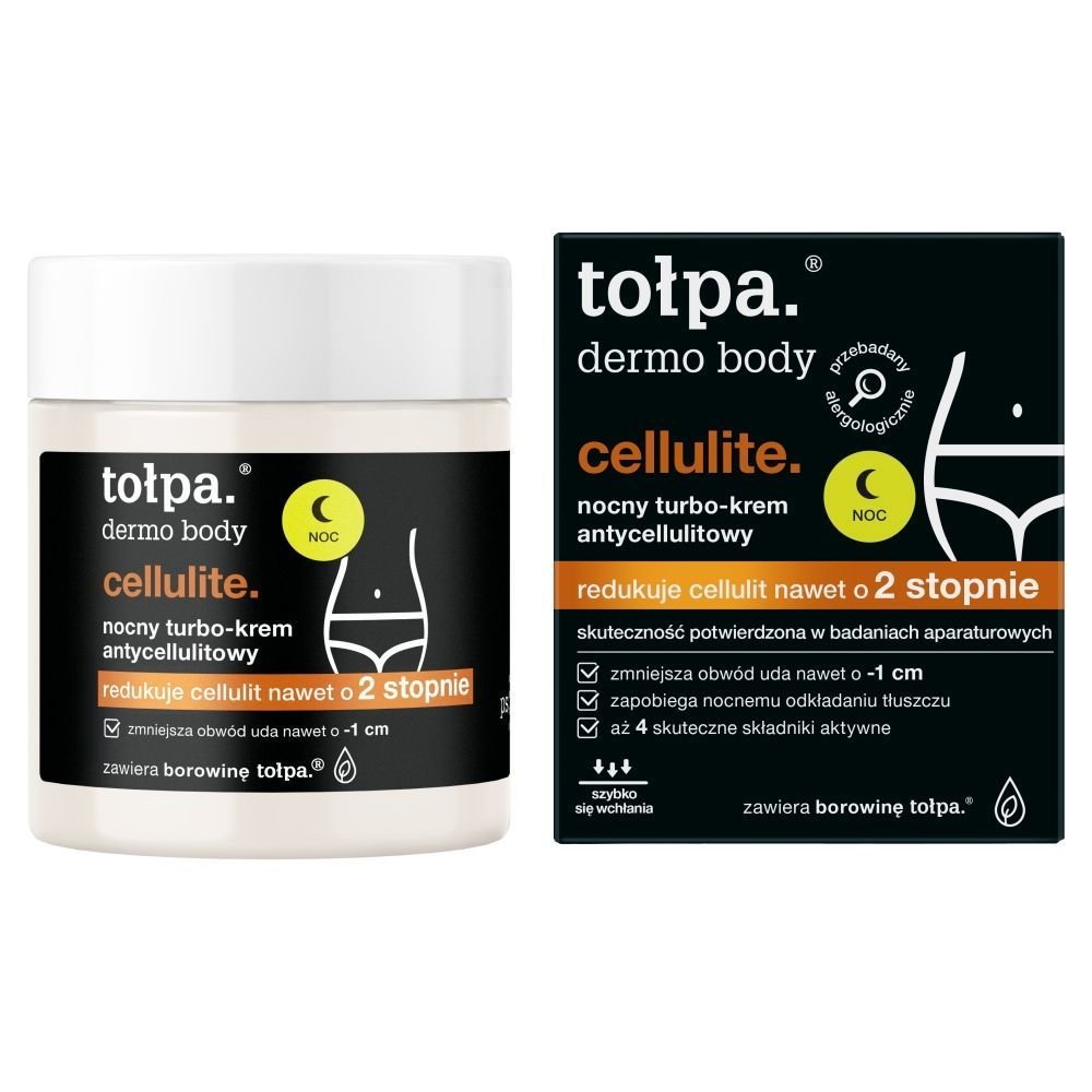 TOŁPA Tołpa Dermo Body Cellulite, turbo krem antycellulitowy na noc, 250 ml