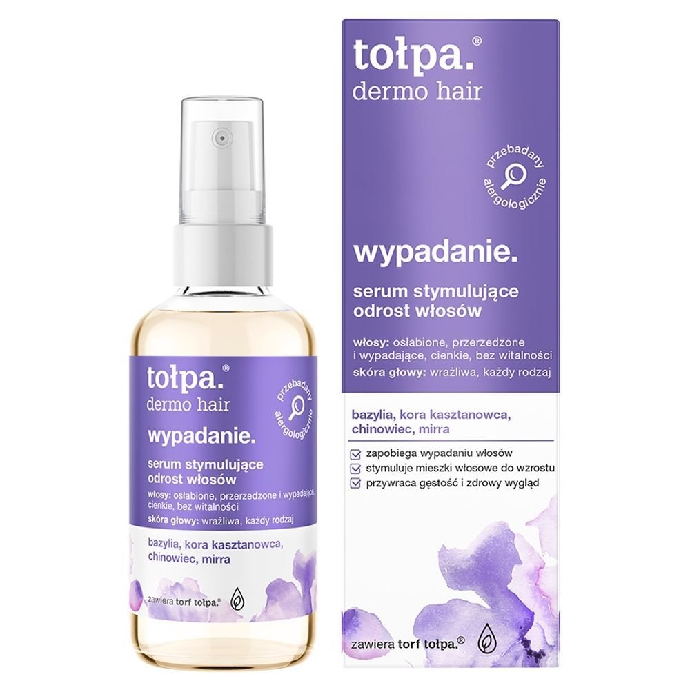 TOŁPA Tołpa Dermo Hair Wypadanie, serum stymulujące odrost włosów, 100 ml — Inhaltsstoffe i ocena