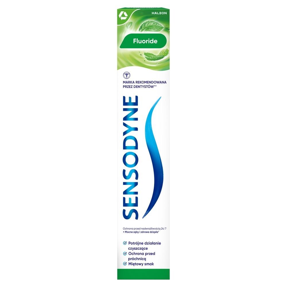 Sensodyne Sensodyne Fluoride, Zahnpasta, 75ml — Inhaltsstoffe i ocena