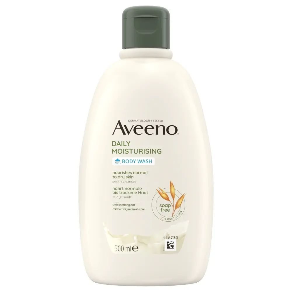 Aveeno Aveeno Daily Moisturising, żel, nawilż.,d/mycia ciała, 500ml — Inhaltsstoffe i ocena
