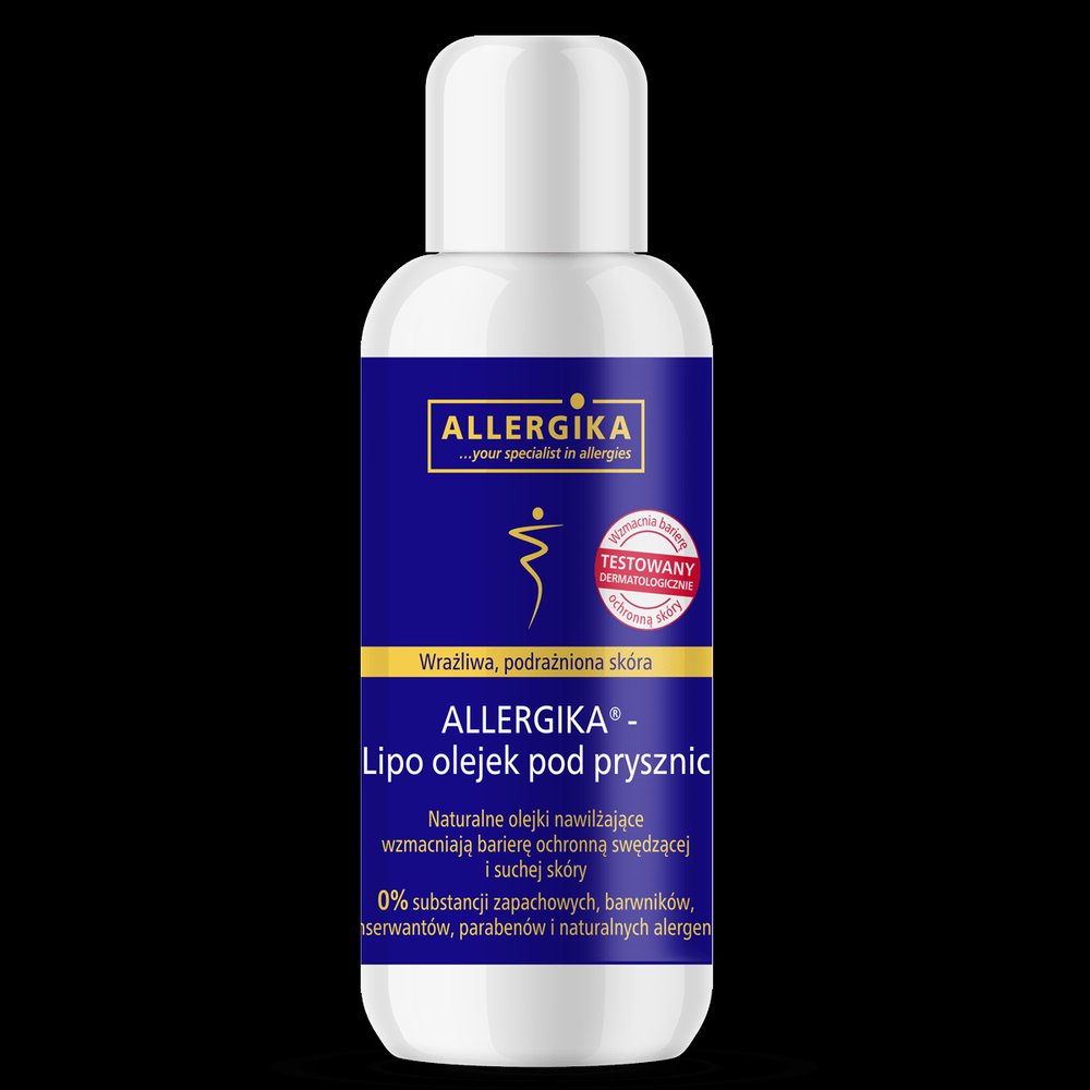 Allergika Allergika Lipo, Öl, für die Dusche, 200ml — Inhaltsstoffe i ocena