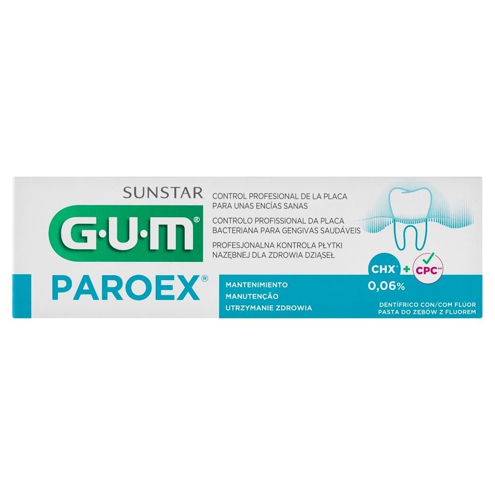 GUM Gum Paroex 0.06%, Zahnpasta, 75ml — Inhaltsstoffe i ocena